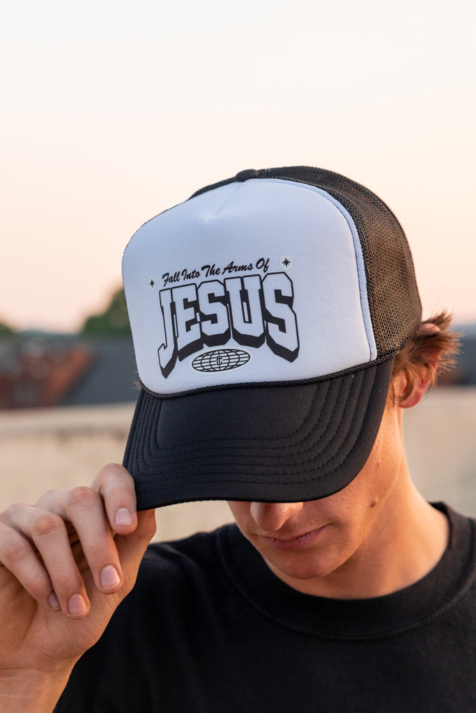 ARMS OF JESUS TRUCKER HAT